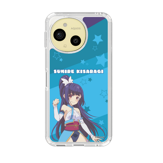 スリムプロテクションケース［ ツインエンジェル - 如月 すみれ - エンジェルサファイア ］