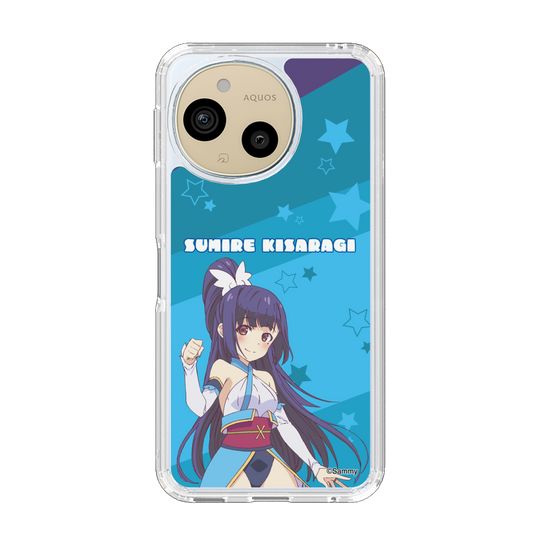 スリムプロテクションケース［ ツインエンジェル - 如月 すみれ - エンジェルサファイア ］