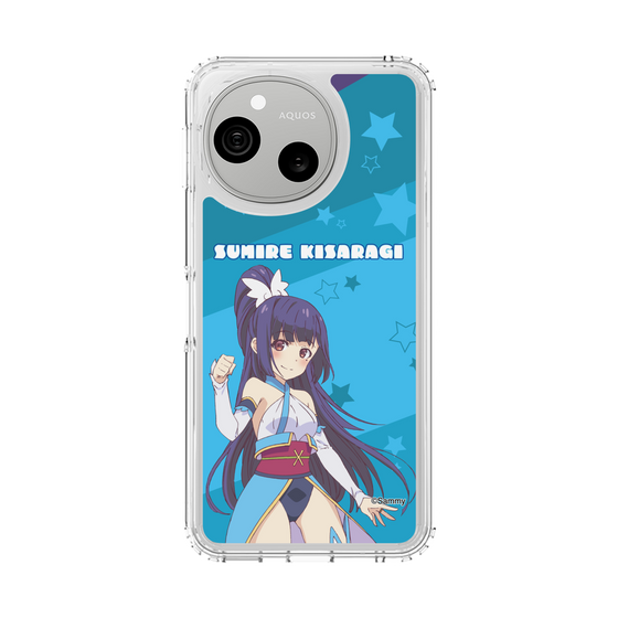 スリムプロテクションケース［ ツインエンジェル - 如月 すみれ - エンジェルサファイア ］