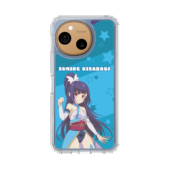 スリムプロテクションケース［ ツインエンジェル - 如月 すみれ - エンジェルサファイア ］