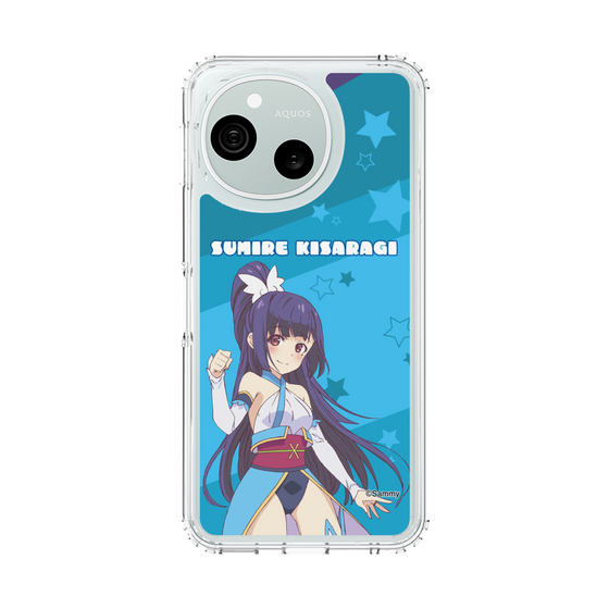 スリムプロテクションケース［ ツインエンジェル - 如月 すみれ - エンジェルサファイア ］