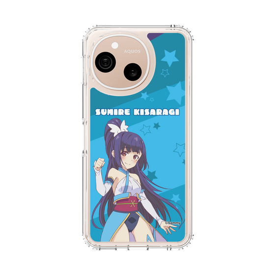 スリムプロテクションケース［ ツインエンジェル - 如月 すみれ - エンジェルサファイア ］