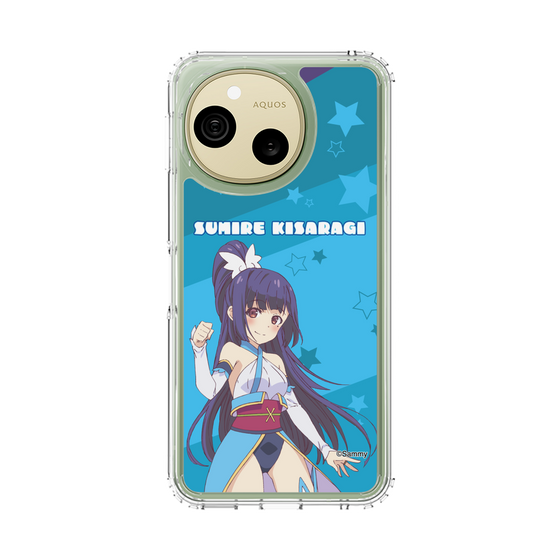 スリムプロテクションケース［ ツインエンジェル - 如月 すみれ - エンジェルサファイア ］