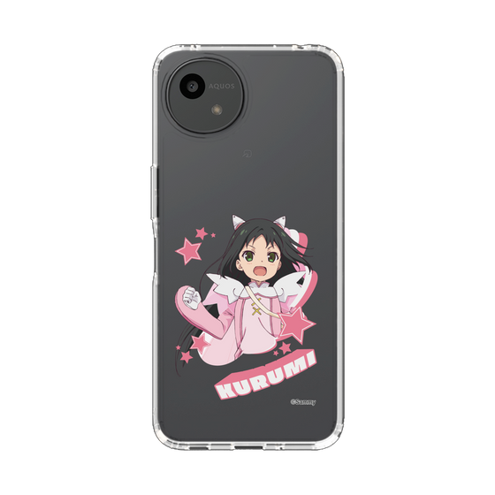 スリムプロテクションケース［ ツインエンジェル - 葉月 クルミ - キャラグラ ］