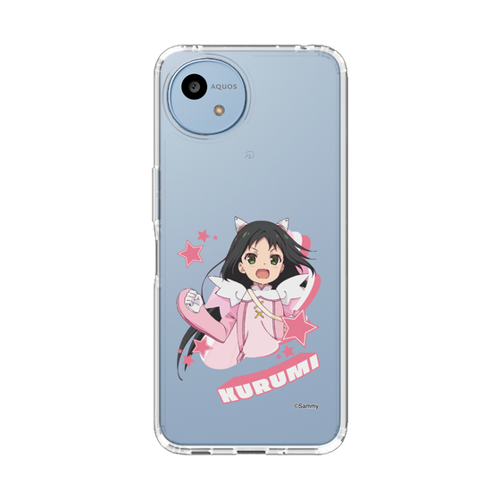 スリムプロテクションケース［ ツインエンジェル - 葉月 クルミ - キャラグラ ］