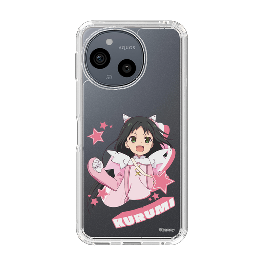 スリムプロテクションケース［ ツインエンジェル - 葉月 クルミ - キャラグラ ］