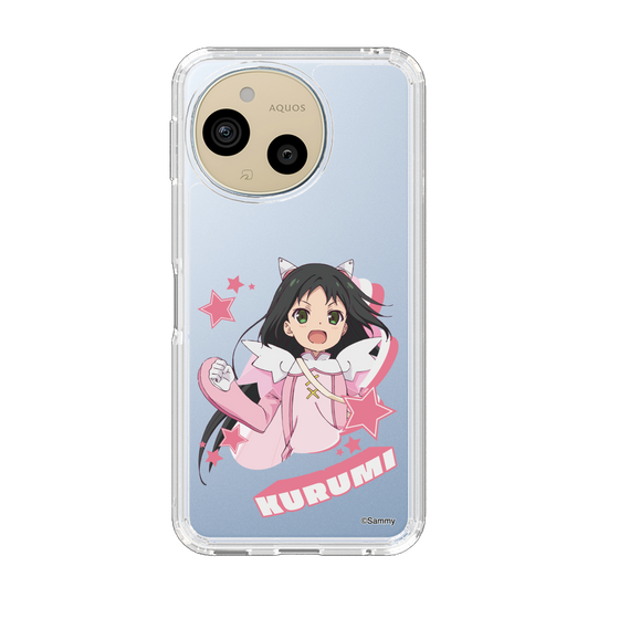 スリムプロテクションケース［ ツインエンジェル - 葉月 クルミ - キャラグラ ］