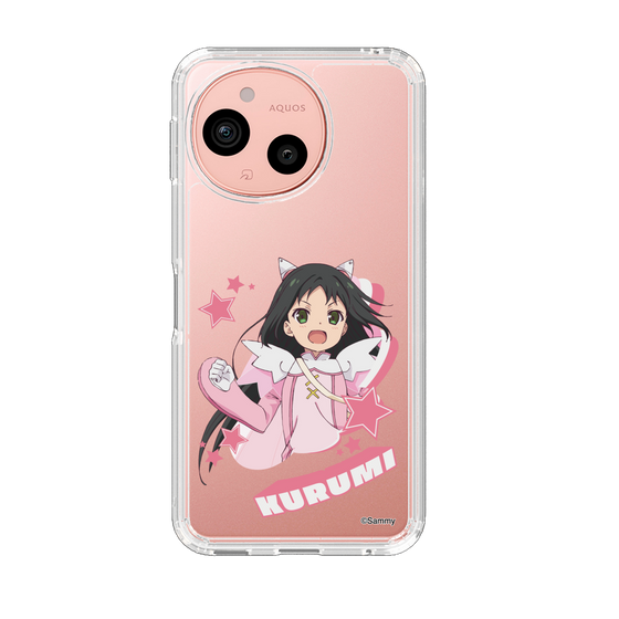 スリムプロテクションケース［ ツインエンジェル - 葉月 クルミ - キャラグラ ］