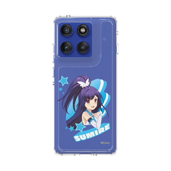 スリムプロテクションケース［ ツインエンジェル - 如月 すみれ - キャラグラ ］