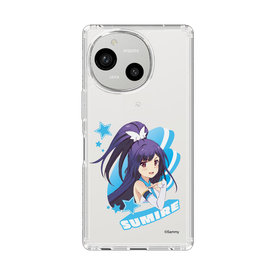 スリムプロテクションケース［ ツインエンジェル - 如月 すみれ - キャラグラ ］