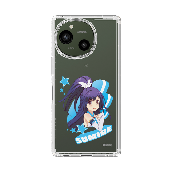 スリムプロテクションケース［ ツインエンジェル - 如月 すみれ - キャラグラ ］