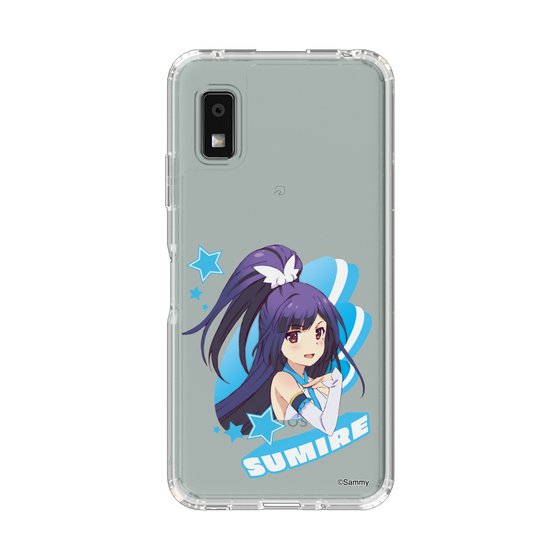 スリムプロテクションケース［ ツインエンジェル - 如月 すみれ - キャラグラ ］