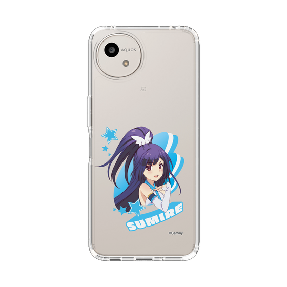 スリムプロテクションケース［ ツインエンジェル - 如月 すみれ - キャラグラ ］