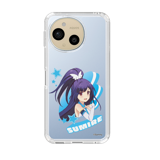 スリムプロテクションケース［ ツインエンジェル - 如月 すみれ - キャラグラ ］