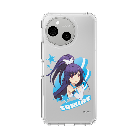 スリムプロテクションケース［ ツインエンジェル - 如月 すみれ - キャラグラ ］