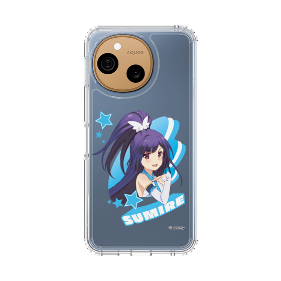 スリムプロテクションケース［ ツインエンジェル - 如月 すみれ - キャラグラ ］