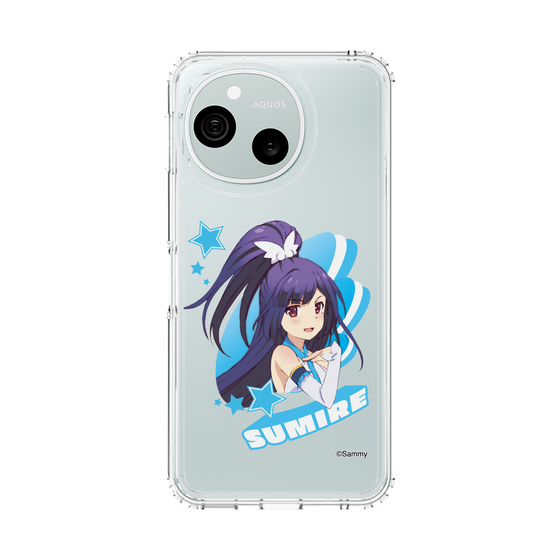 スリムプロテクションケース［ ツインエンジェル - 如月 すみれ - キャラグラ ］