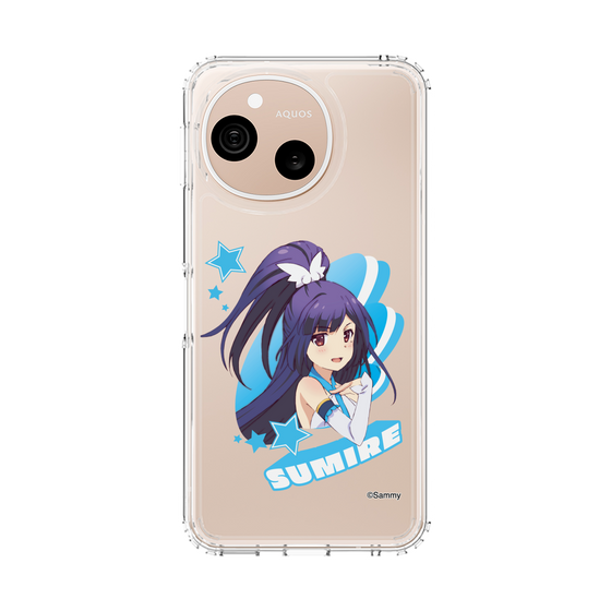 スリムプロテクションケース［ ツインエンジェル - 如月 すみれ - キャラグラ ］