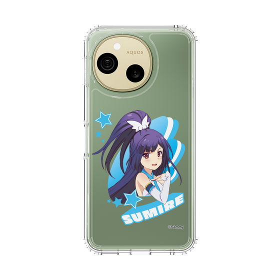 スリムプロテクションケース［ ツインエンジェル - 如月 すみれ - キャラグラ ］