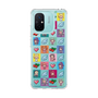 スリムプロテクションケース［ ツインエンジェル - ドットイラスト - クリア ］
