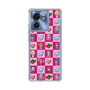 スリムプロテクションケース［ ツインエンジェル - ドットイラスト - ピンク ］