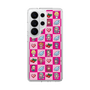 スリムプロテクションケース［ ツインエンジェル - ドットイラスト - ピンク ］