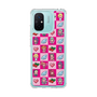 スリムプロテクションケース［ ツインエンジェル - ドットイラスト - ピンク ］