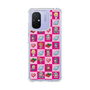 スリムプロテクションケース［ ツインエンジェル - ドットイラスト - ピンク ］