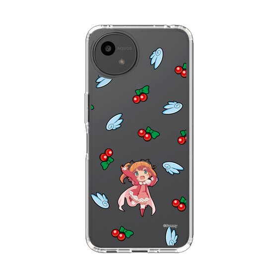 スリムプロテクションケース［ ツインエンジェル - 水無月 遥 - ミニキャラ ］