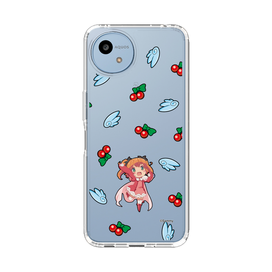 スリムプロテクションケース［ ツインエンジェル - 水無月 遥 - ミニキャラ ］