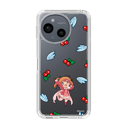 スリムプロテクションケース［ ツインエンジェル - 水無月 遥 - ミニキャラ ］