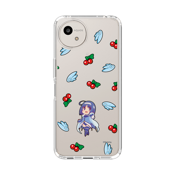 スリムプロテクションケース［ ツインエンジェル - 神無月 葵 - ミニキャラ ］