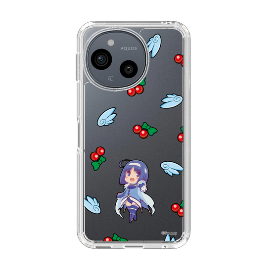 スリムプロテクションケース［ ツインエンジェル - 神無月 葵 - ミニキャラ ］