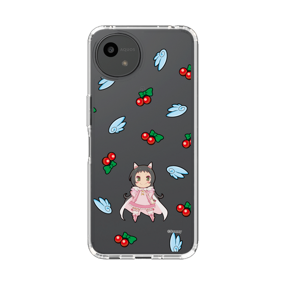 スリムプロテクションケース［ ツインエンジェル - 葉月 クルミ - ミニキャラ ］