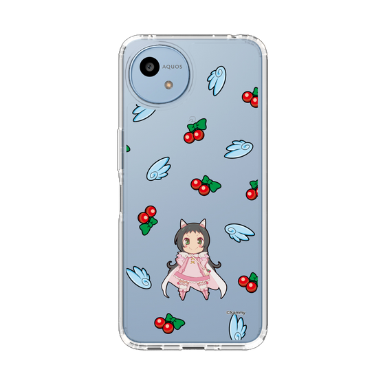 スリムプロテクションケース［ ツインエンジェル - 葉月 クルミ - ミニキャラ ］