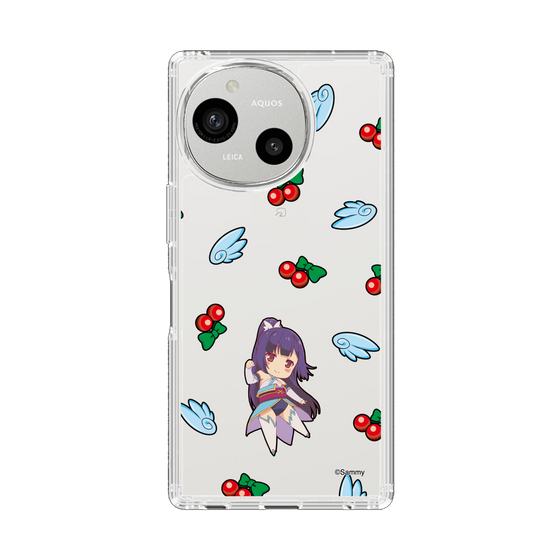 スリムプロテクションケース［ ツインエンジェル - 如月 すみれ - ミニキャラ ］