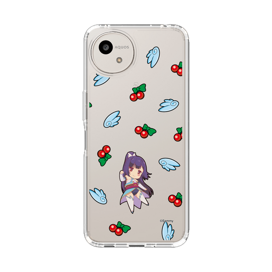 スリムプロテクションケース［ ツインエンジェル - 如月 すみれ - ミニキャラ ］