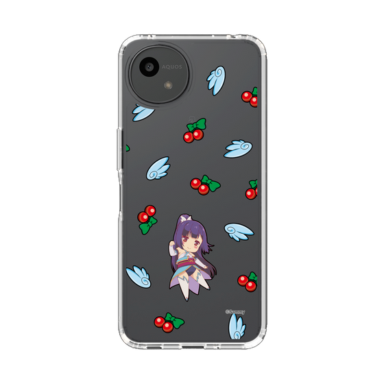 スリムプロテクションケース［ ツインエンジェル - 如月 すみれ - ミニキャラ ］