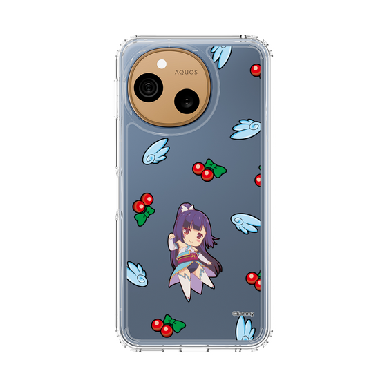 スリムプロテクションケース［ ツインエンジェル - 如月 すみれ - ミニキャラ ］