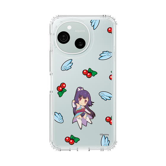 スリムプロテクションケース［ ツインエンジェル - 如月 すみれ - ミニキャラ ］