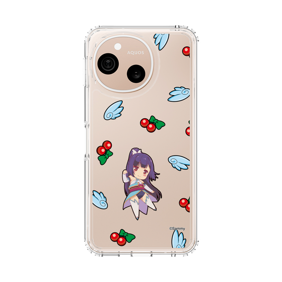 スリムプロテクションケース［ ツインエンジェル - 如月 すみれ - ミニキャラ ］