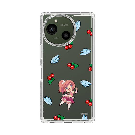 スリムプロテクションケース［ ツインエンジェル - 天月 めぐる - ミニキャラ ］