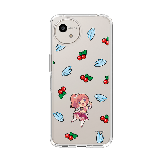 スリムプロテクションケース［ ツインエンジェル - 天月 めぐる - ミニキャラ ］