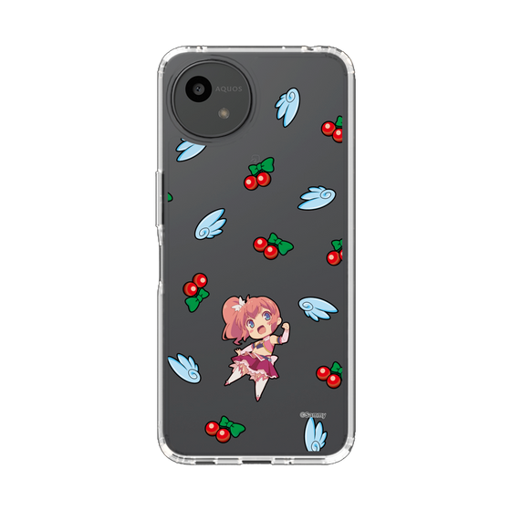 スリムプロテクションケース［ ツインエンジェル - 天月 めぐる - ミニキャラ ］