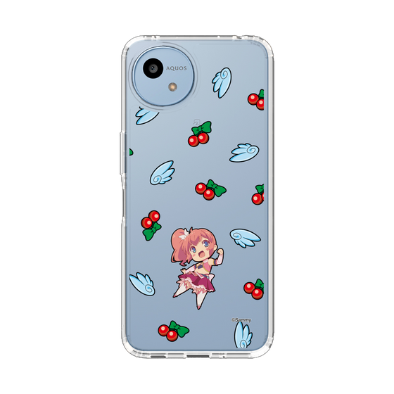 スリムプロテクションケース［ ツインエンジェル - 天月 めぐる - ミニキャラ ］