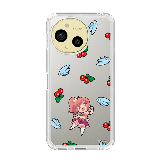 スリムプロテクションケース［ ツインエンジェル - 天月 めぐる - ミニキャラ ］