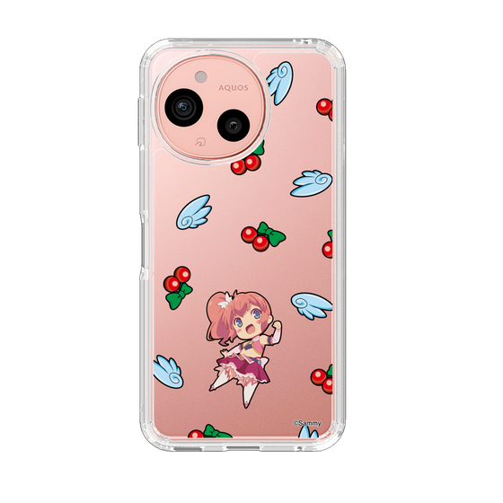 スリムプロテクションケース［ ツインエンジェル - 天月 めぐる - ミニキャラ ］