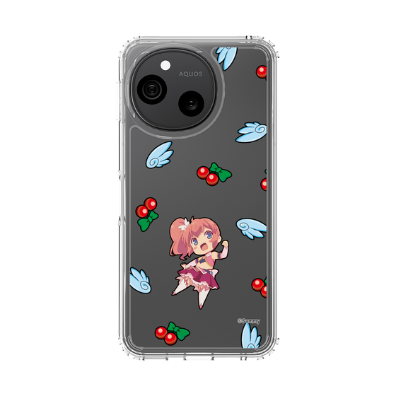 スリムプロテクションケース［ ツインエンジェル - 天月 めぐる - ミニキャラ ］