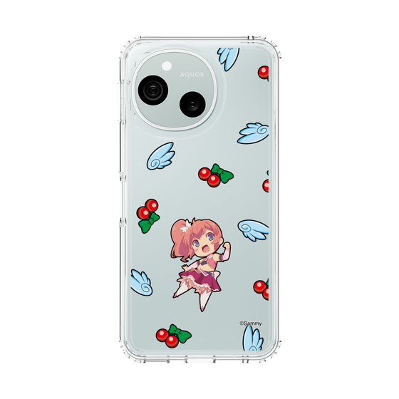 スリムプロテクションケース［ ツインエンジェル - 天月 めぐる - ミニキャラ ］