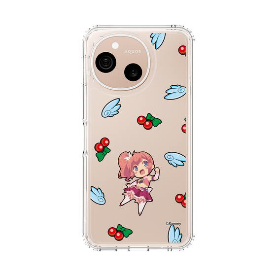 スリムプロテクションケース［ ツインエンジェル - 天月 めぐる - ミニキャラ ］